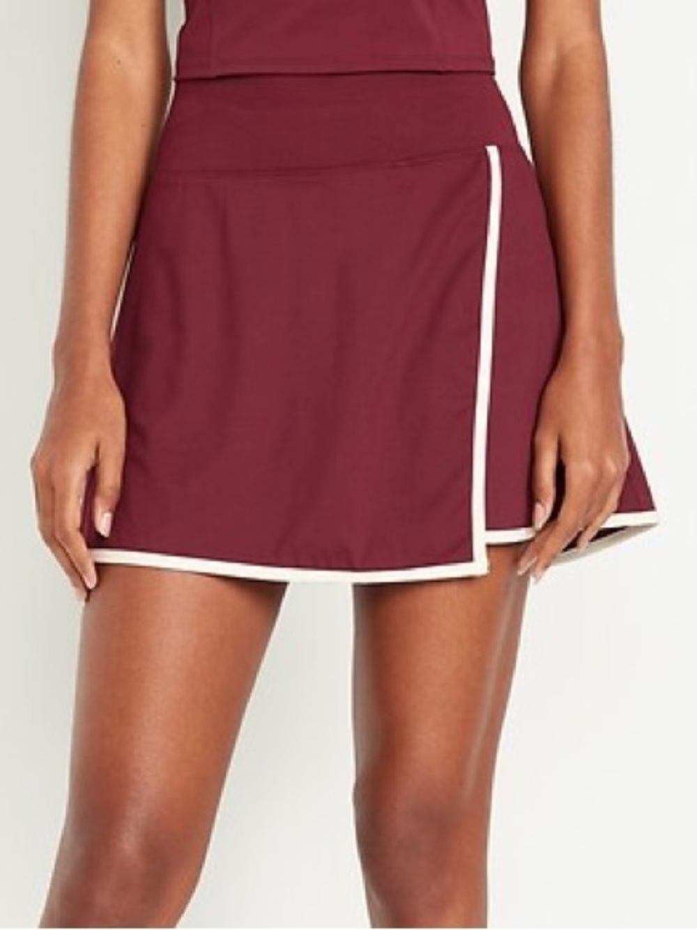 Old Navy High-Waisted PowerSoft Faux-Wrap Skort In Royal Velvet: XL - NWT
